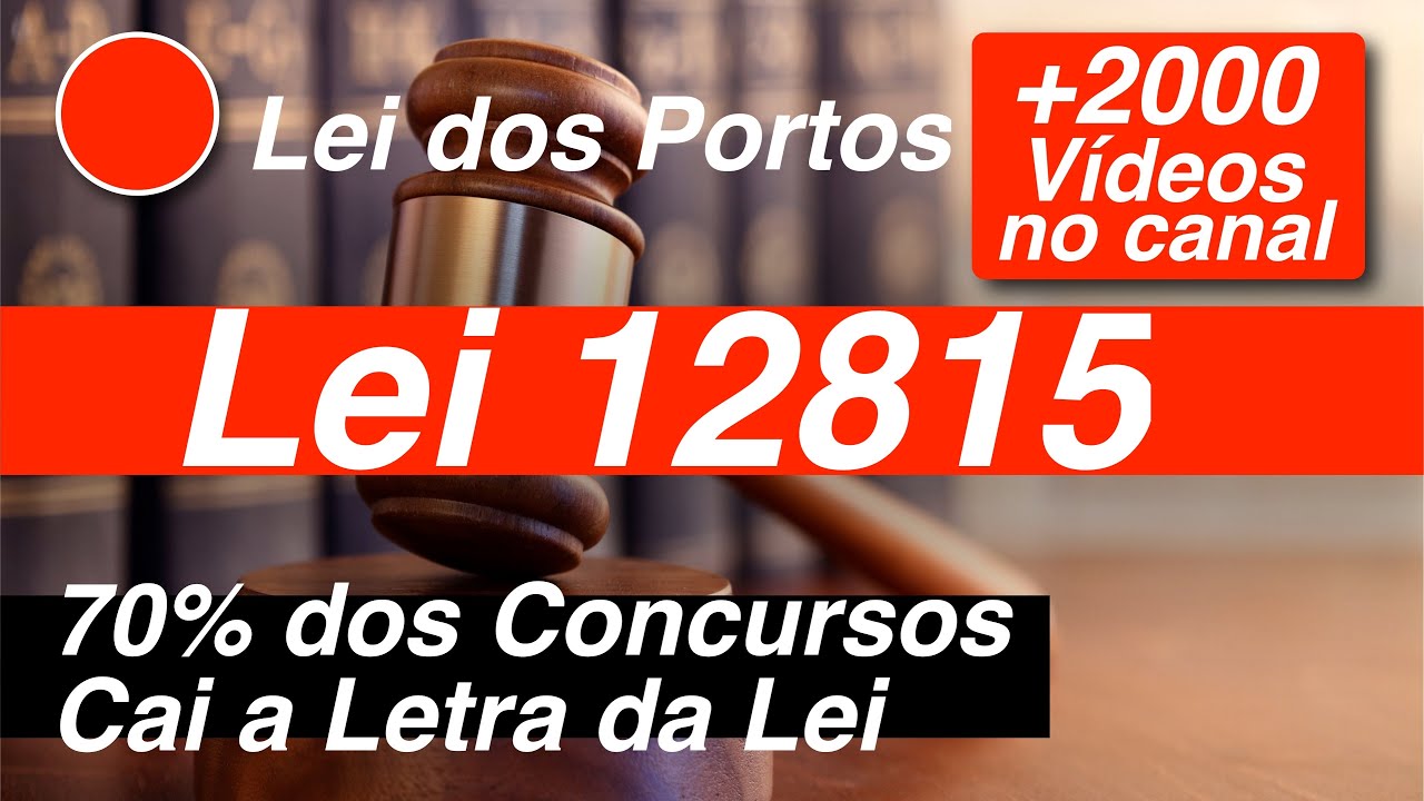 Lei dos Portos Completa   Lei 12815