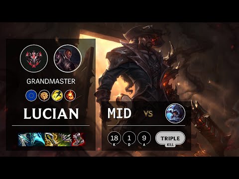 Lucian Mid vs Talon - EUW Grandmaster Patch 11.8