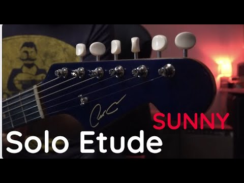 Solo Guitar Etude follow CHORD CHANGES - SUNNY