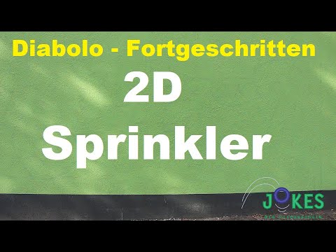 Diabolo Fortgeschritten 21 - 2D Sprinkler