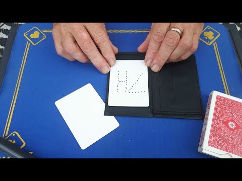 Gimmick card trick tutorial using the fantastic uday swap wallet