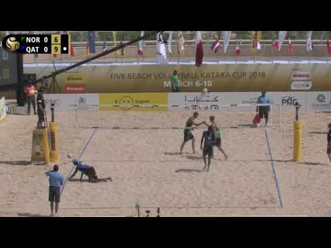KATARA Beach Volleyball Cup 2018 Mol/Sørum, C. NOR [19] Cherif/Ahmed Tijan QAT [8]