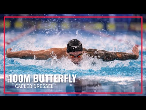 Caeleb Dressel Finishes Strong to Win Men's 100M Butterfly | 2024 TYR Pro Swim Series Westmont