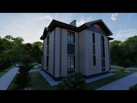 Проект двухэтажного дома до 200 кв.м DTE141