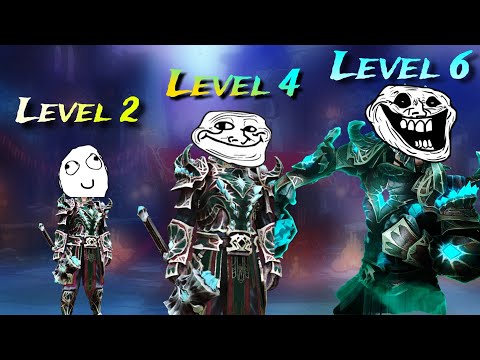 Shadow Colossus Set: Level 2 vs Level 4 vs Level 6 Comparison [Shadow Fight 3]