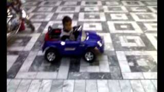 preview picture of video 'Usman is riding in Remote Control Baby car'