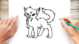 How to Draw Warrior Cats Step by Step