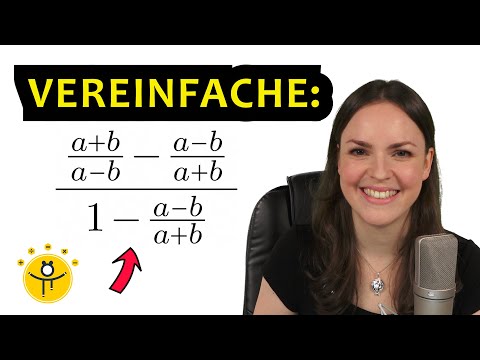 SCHWIERIGEN Doppelbruch mit Variablen auflösen – Terme vereinfachen Bruch