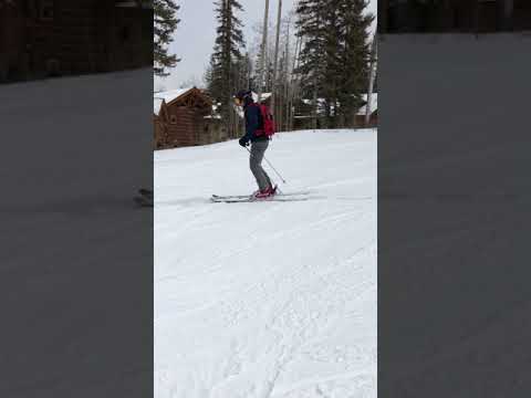 Video thumbnail: Wedge Christie skiing technique