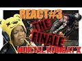 THE FINALE - MOTAL KOMBAT X FATALITIES REACT VIDEO #3 THE FINALE - MOTAL KOMBAT X FATALITIES REACT VIDEO #3