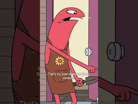 Smiling Friends | Pim Eats Worms | Adult Swim Europe