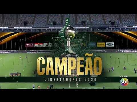 Apito final de 🇮🇹 Palmeiras x Santos 🐋 - Final CONMEBOL Libertadores 2020 (SBT)