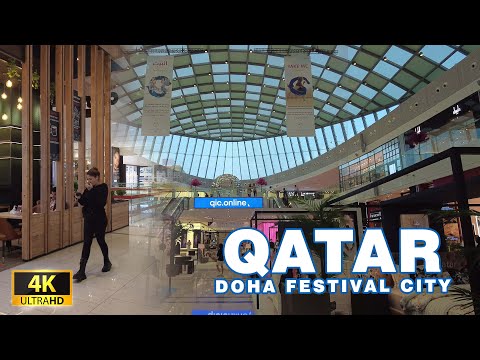 QATAR, Doha Festival City - Largest Mall in Doha 2022 - 4K UHD 60FPS