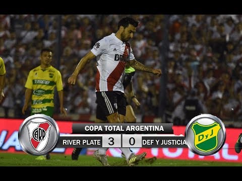 River 3-0 Defensa y Justicia / Copa Argentina 2017 / Relato Rodolfo de Paoli