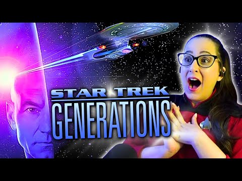 🖖OH MY... Finally watching Star Trek GENERATIONS!!✨FIRST TIME WATCHING Movie Reaction