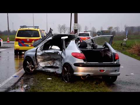 Bestuurder gewond bij ongeval Zevenbergseweg