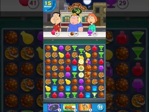 Family Guy - Another Freakin' Mobile Game : Level 34 - 3 stars! No Boosters!