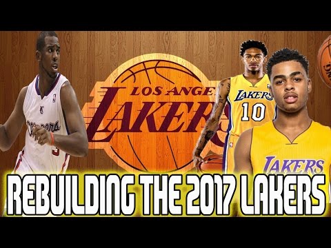 NBA 2K16 MY LEAGUE: REBUILDING THE 2017 LOS ANGELES LAKERS -  BRANDON INGRAM? CP3?