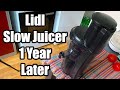 LIDL Silvercrest Slow Juicer Review 1 Year Later 100 Organic Juice