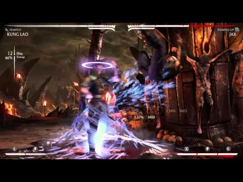 Kung Lao (Tempest) 56% 1 Meter Combo!!!!!