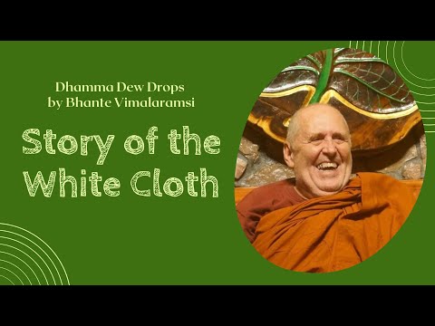 Dhamma Dew Drops: Story of the White Cloth | ft. Bhante Vimalaramsi
