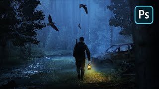 30 MINUTE Photoshop | The Wanderer Start to Finish