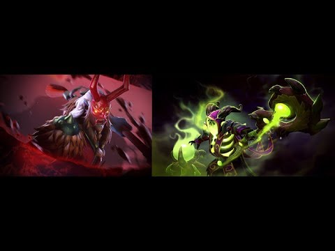 Grimstroke & Pugna Combo - DOTA 2