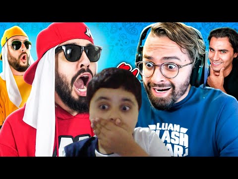 Luan Clash War e Lucas Clash On Vs. Mussa e Mussarela - Batalha de Youtubers React Do Tim Lapooro