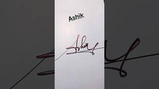 Download lagu Ashik name signature style #signature #shorts mp3