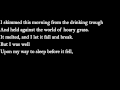 "After Apple-Picking" by Robert Frost -- Read by ...