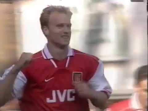 Arsenal vs Barnsley played at Highbury 1997-98 Season Highlights