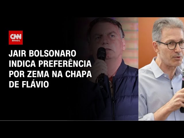 Eleições: Jair Bolsonaro quer Zema como vice na chapa de Flávio | HORA H
