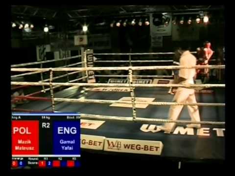 STAMM 2011 ćwierćfinał 56kg MAZIK Mateusz vs GAMAL Yafai