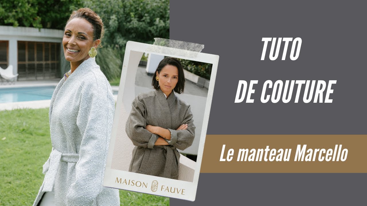 Patron couture manteau Marcello - Patron pochette