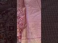 Pink Kora Silk Saree with Cutwork Jamdani & Tested Zari