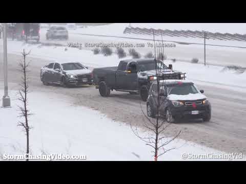Cars Get Stuck During Intense Winter Storm, Colorado Springs, CO - 2/15/2023