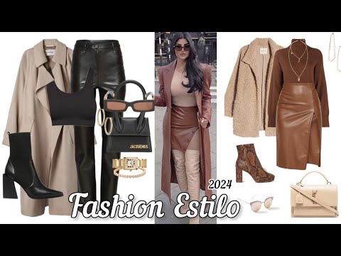 MODA 2024 Outfits LOOKS COMBINACIONES CASUALES Y ELEGANTES PARA MUJER TENDENCIAS OTOÑO INVIERNO
