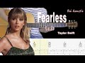 Fearless(Taylor Swift) | Fingerstyle Guitar Tutorial TAB & Chords & Lyrics