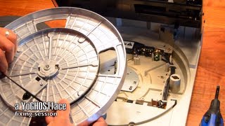 How to Repair a Belt on a Technics SL-3 Turntable Pt 2