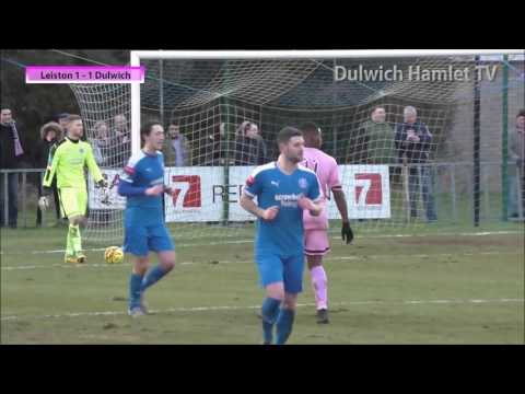 Leiston 2-2 Dulwich Hamlet, Ryman League Premier Division, 28/01/17 | Match Highlights
