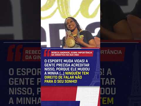 Com a palavra, REBECA ANDRADE #shorts