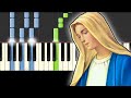junto a ti maría / Piano Tutorial