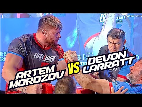 (Full Video) Devon Larratt vs Artem Morozov – Left Arm Battle at East vs West 15