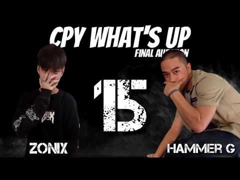 ( final audition ) - rap battle - ZONIX (โซนิก) VS Hammer G (แฮมเมอร์จี)