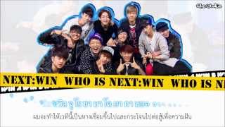 [Karaoke & Thai sub] WIN (WHO IS NEXT) TEAM A - Go up (Final battle)