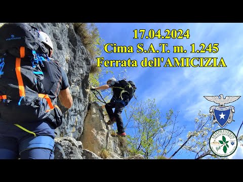 2024.04.17 Cima S.A.T.  FERRATA DELL' AMICIZIA - Sempreverdi Franciacorta