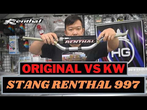 Perbedaan Stang / Setang Renthal Original vs Stang / Setang Renthal Palsu atau KW 1 #RENTHAL