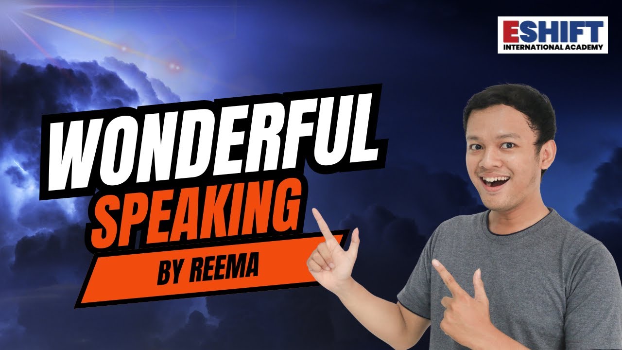 REEMA'S WONDERFUL SPEAKING | ESHIFT CAMPUS