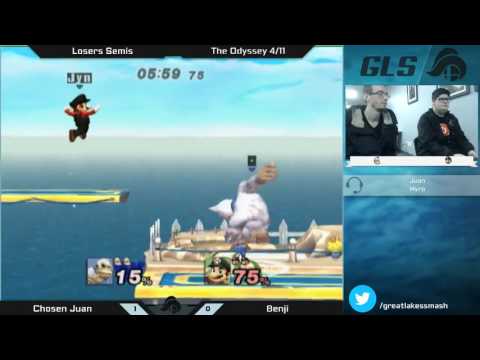 The Odyssey 4/11 Project M Bracket - Chosen Juan (Mario) vs. Benji (Donkey Kong)