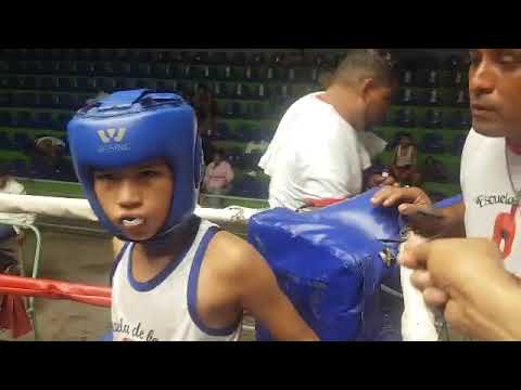 Ismael Laguna vs Jerling Quintana. 85 lbs,Boxeo amateur.Miercoles 26 de julio de 2023.Gimn. Nicarao